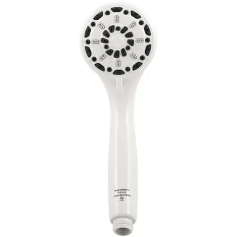PlumbCraft White ABS 3 settings Handheld Showerhead 2 gpm