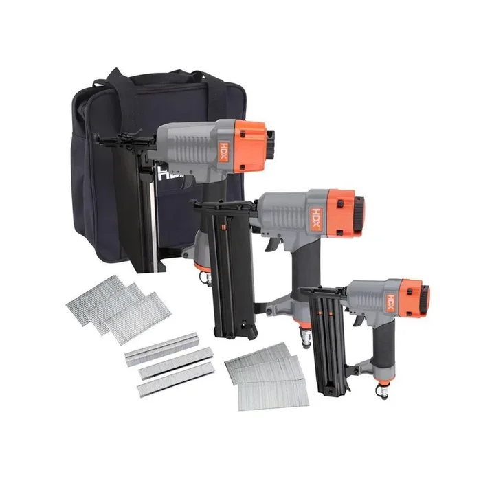 Pneumatic Finishing Nailer Kit with Canvas Bag (3-Piece)