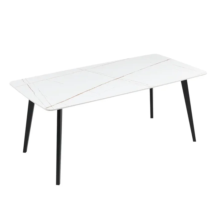 Porcelain Dining Table White 70″