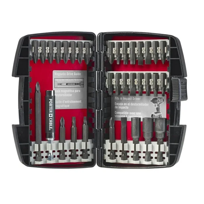 PORTER-CABLE FlexTorq 34-Piece Impact Driver Bit Set