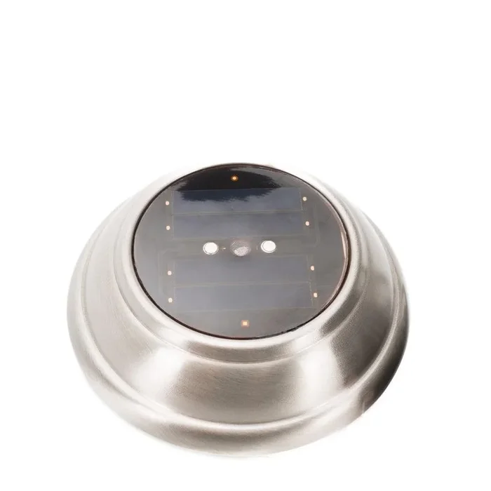 Portfolio 4Brighter (4.8-Lumen) Stainless Steel Solar Integrated LED Path Light