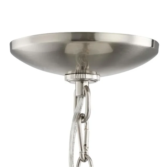 Portfolio Roseall 3-Light Brushed Nickel Traditional Chandelier