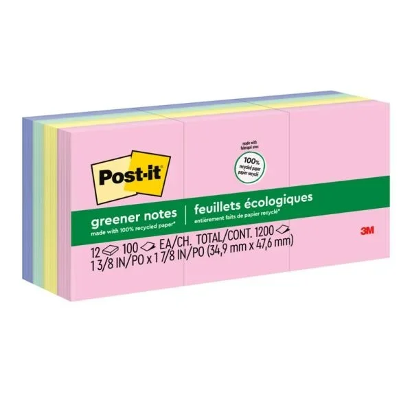 Post-It Greener Notes – Sweet Sprinkles Collection
