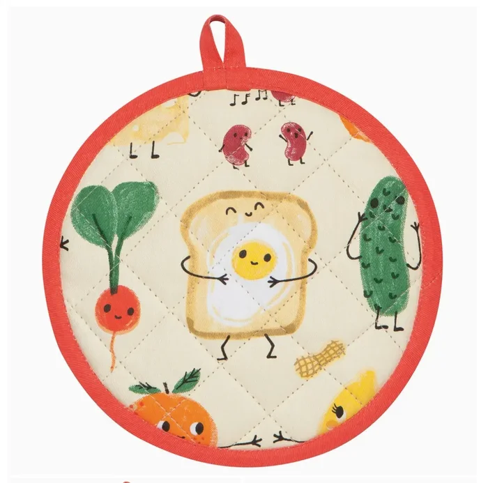 Potholder-Funny Food