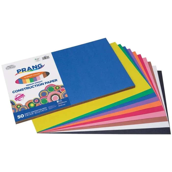 Prang Sunworks 12X18 Construction Paper 50Ct Pack