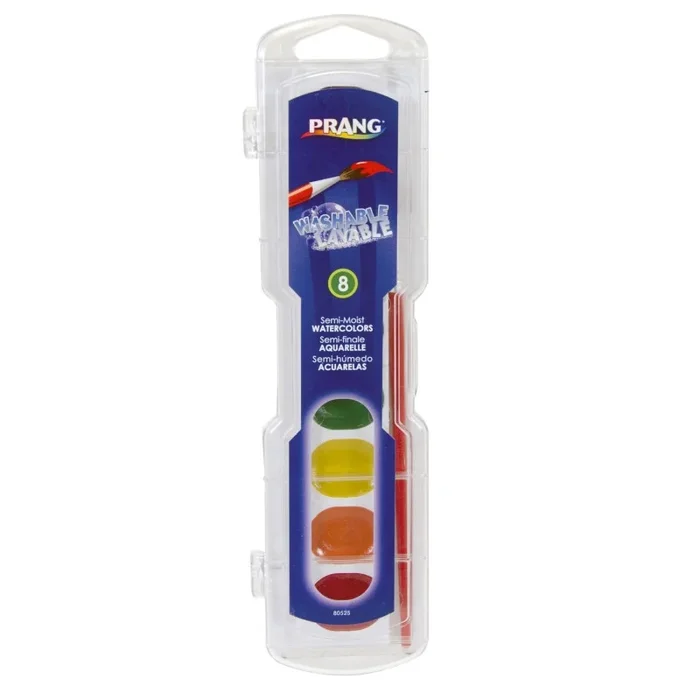 Prang Washable Water Colors 8 Color Set