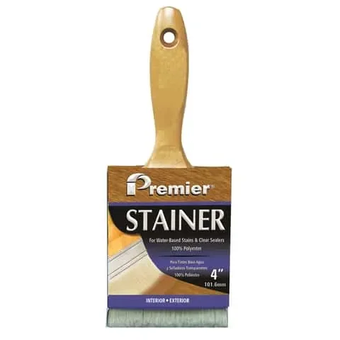 Premier Stainer 4 in. Flat Stain Brush