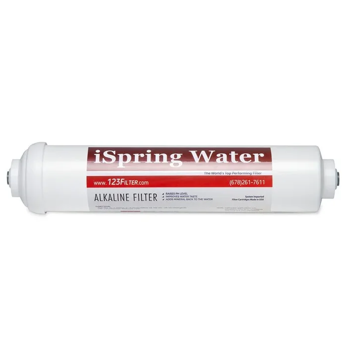 Premium 10 in. Universal Inline Alkaline Replacement Water Filter Cartridge for Reverse Osmosis RO System, pH+