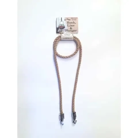 Primitive Planters Tan Jute 48 in. H Plant Hanger 1 pk