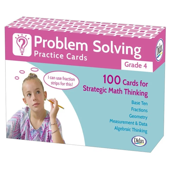 Problem Solving Practice Cards Gr 4