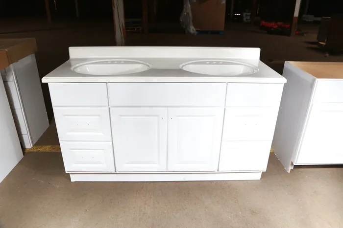 Project Source 36-in White Bathroom Vanity Cabinet