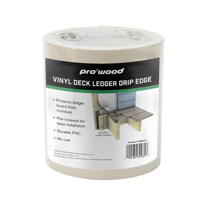 ProWood 25 ft. Roll Vinyl Deck Ledger Drip Edge
