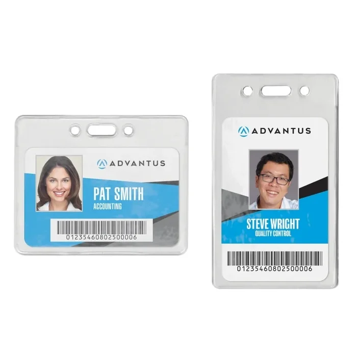 Proximity Horizontal Clear Badge Holders Pack Of 50