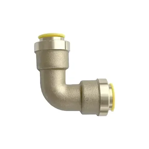 QuickFitting Push to Connect 1/4 in. PTC Brass 90 Degree Elbow