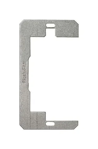 Raco Flush-Fit Metallic 1 gang Die-Cast Metal Duplex Device Leveling Plate 3 pk