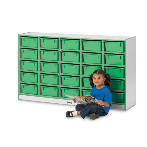 Rainbow Accents 25 Tub Mobile Storage – With Tubs – Navy
