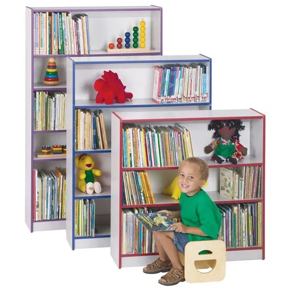 Rainbow Accents Short Bookcase – Black