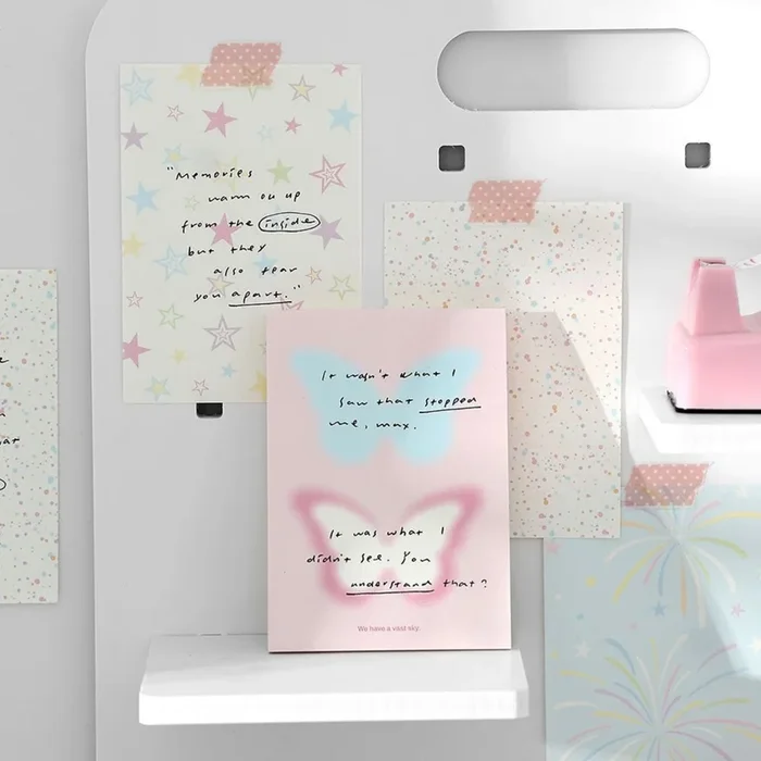 Rainbow Street Photography Series Small Fresh Message Notepad