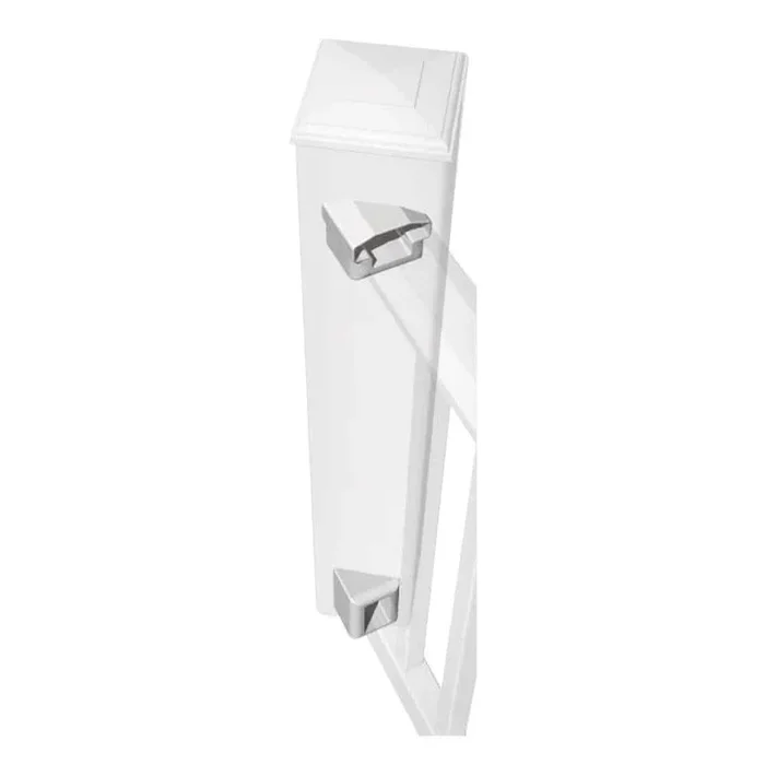 RDI Original Rail Stainless Steel White 0-Degree to 44-Degree Level Mounting Bracket Kit (1-Pair)