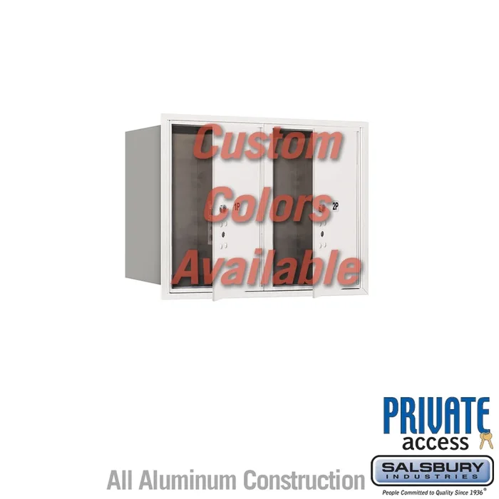 Recessed Mounted 4C Parcel Locker – Double Column – Private Access