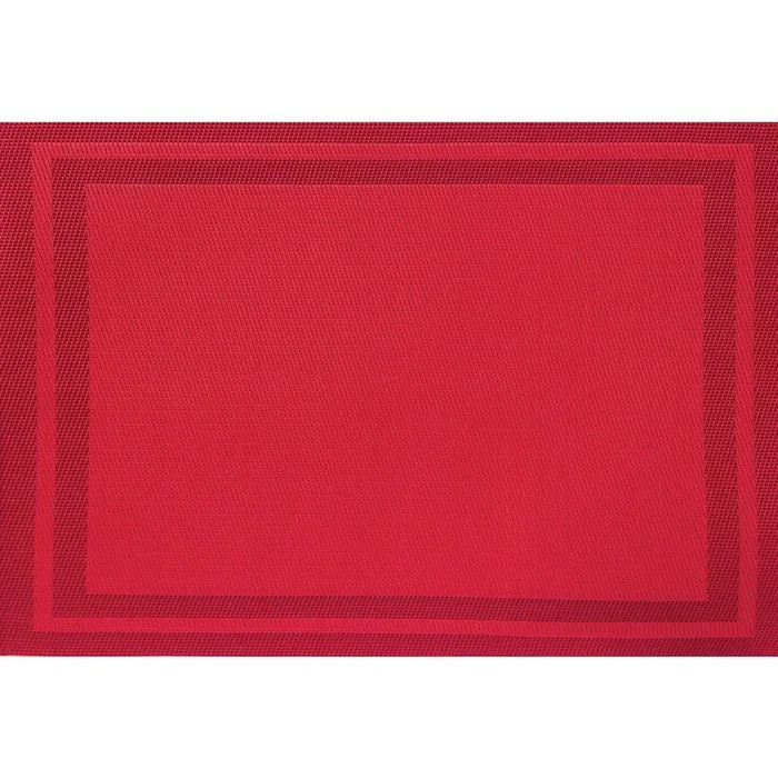 Red Basket Weave Placemat (Set of 8)