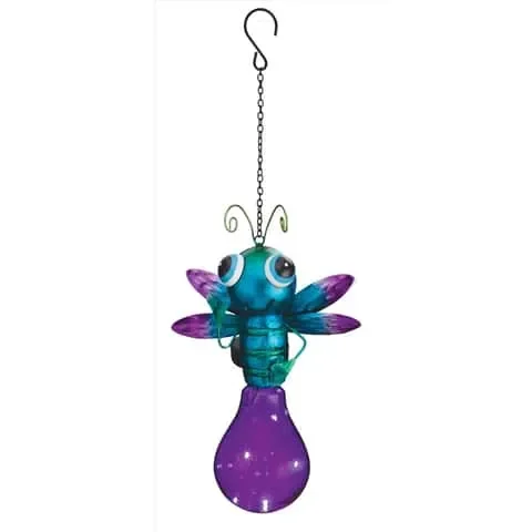 Regal Art & Gift Multi-color Glass/Metal 14 in. H Outdoor Solar Decor