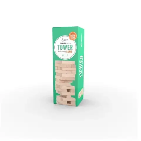 Regal Tumbling Tower Toy Brown
