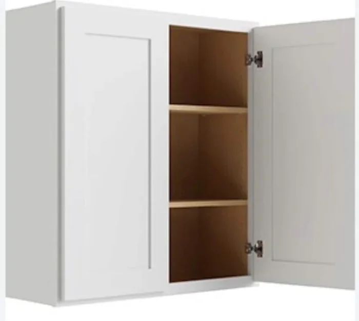RELIABILT Parkstone 27-in W x 18-in H x 12-in D White Wall Fully Assembled Plywood Cabinet (Shaker Door Style)