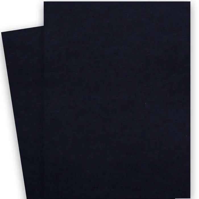 Remake Black Midnight Paper – 27×39 inches, 140lb Cover, 50/Pk