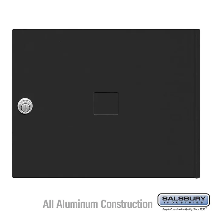 Replacement Door and Lock for 4C Horizontal Mailbox – Black