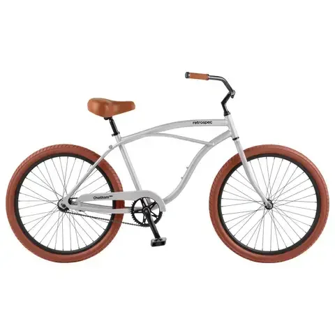 Retrospec Chatham Plus 1 speed Men 26 in. D Cruiser Bicycle Matte Gray