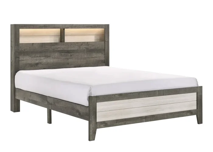 Rhett King Bed In 1 Box White White Wood