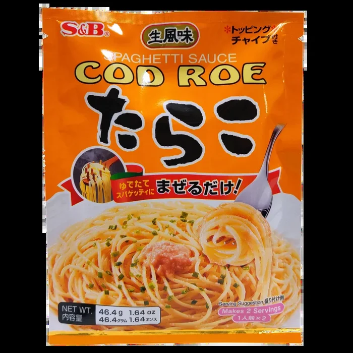 日本愛思必拌麵醬 – JP S&B Spaghetti Sauce – Cod Roe 2-ct