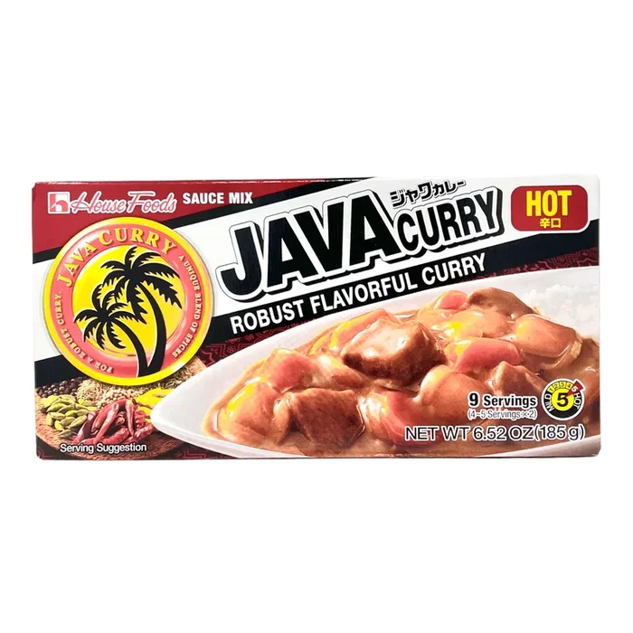 日本爪哇咖哩塊(辛口) – Java Curry Sauce Mixed Hot 185g
