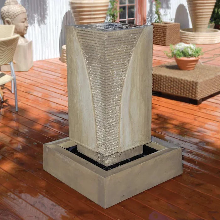 Ribbed Monolith Fountain