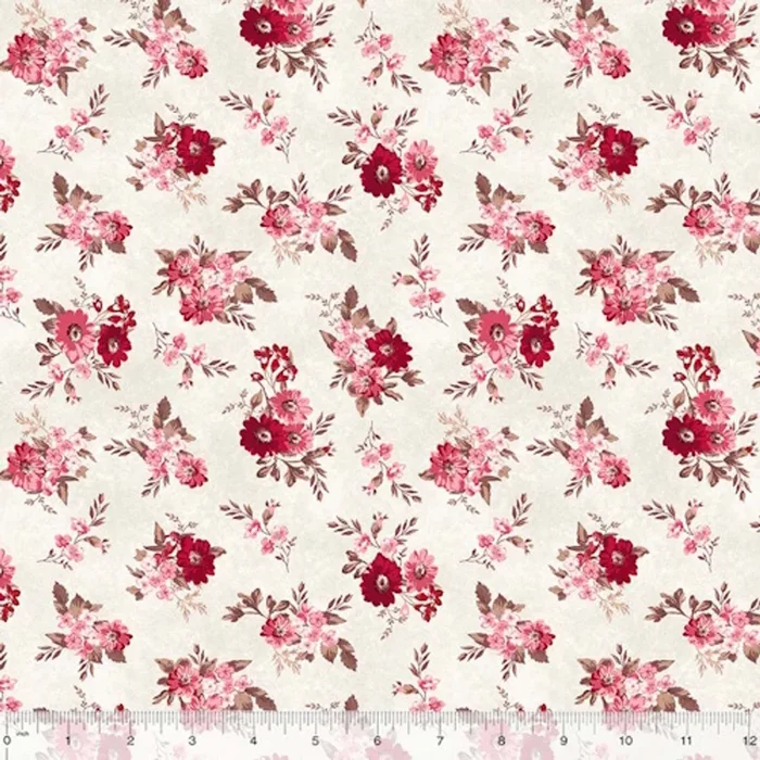 Rich Bouquets Floral on Ivory Fabric – 53713-3 – Rory – Windham Fabrics