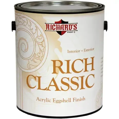 Richard’s Paint Rich Classic Eggshell Accent Base Interior/Exterior Paint Exterior and Interior 1 ga