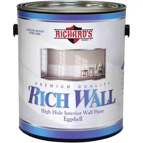 Richard’s Paint Rich Wall Eggshell White Base Interior Latex Wall+Trim Paint Interior 1 gal