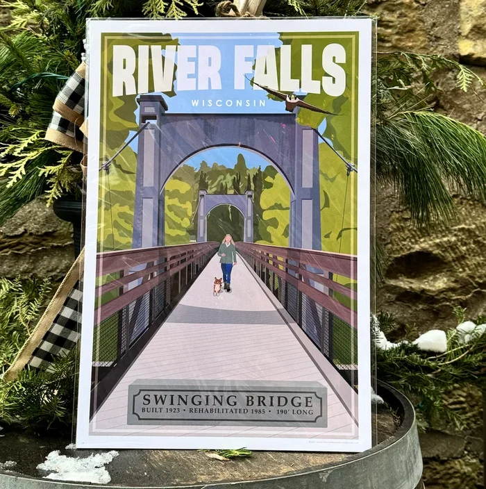 River Falls Swinging Bridge – 12×18