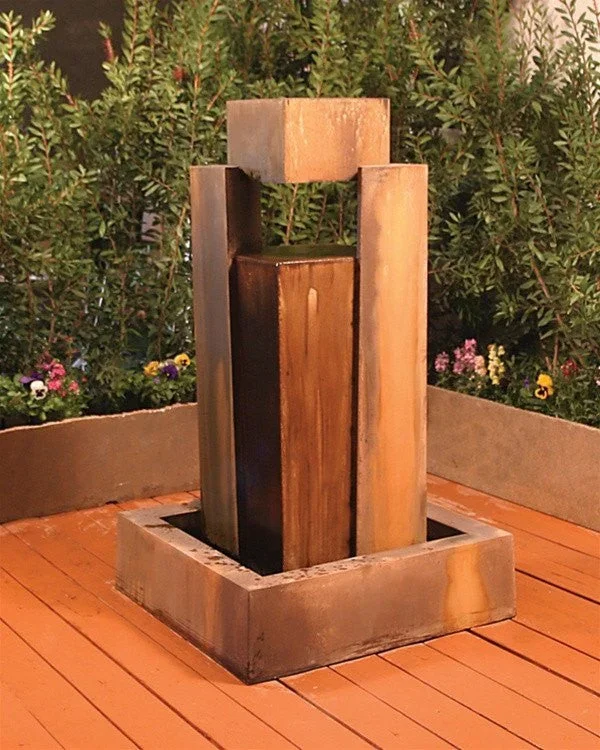 Rocket Garden Water Fountain