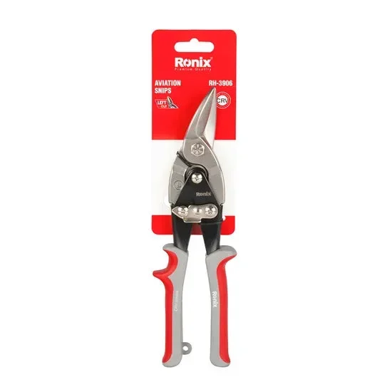 Ronix Model Rh-3906 Newest Hand Tool CRV Straight Cut Aviation Snip Straight Cutting