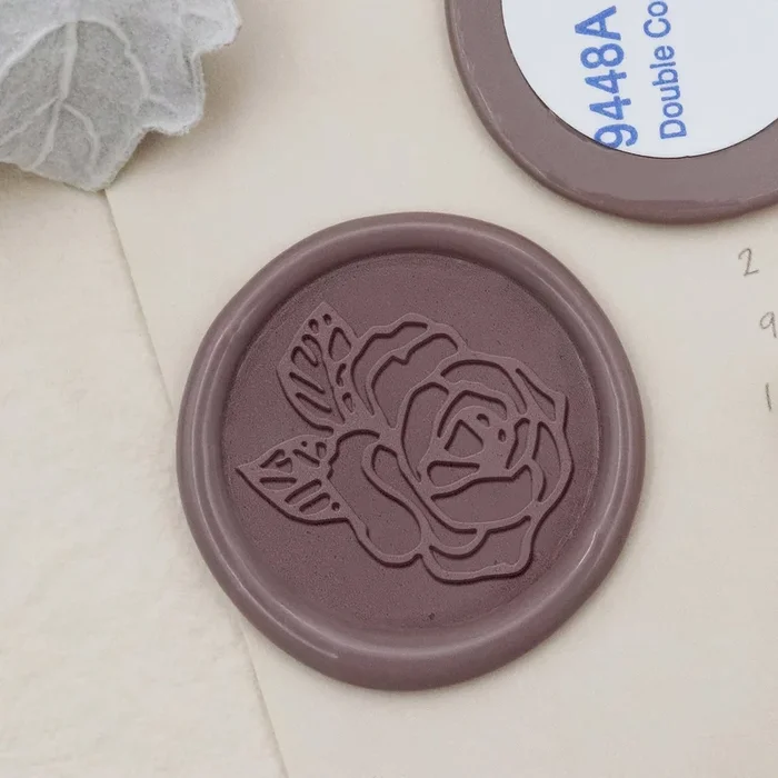 Rose Self-adhesive Wax Seal Stickers – Style 07