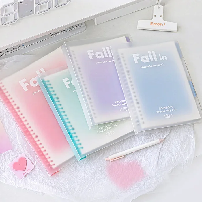RosyPosy Fall In Blush Loose-Leaf Notebook – A5, B5