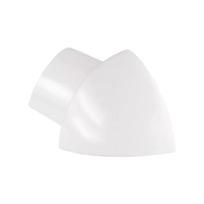 Round Edge 3/8 in. Brilliant White Outside Corner