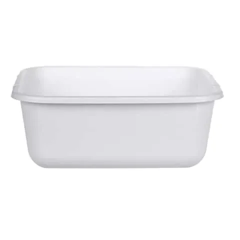 Rubbermaid White Plastic Dishpan 11.4 qt