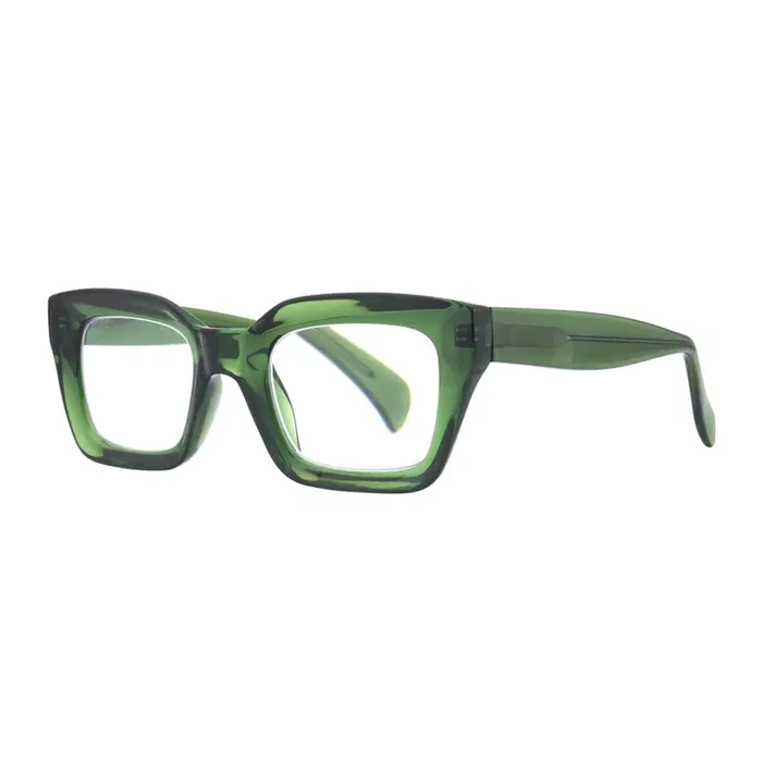 Ryan Simkhai Eyeshop – Sophie Readers – Transparent Green