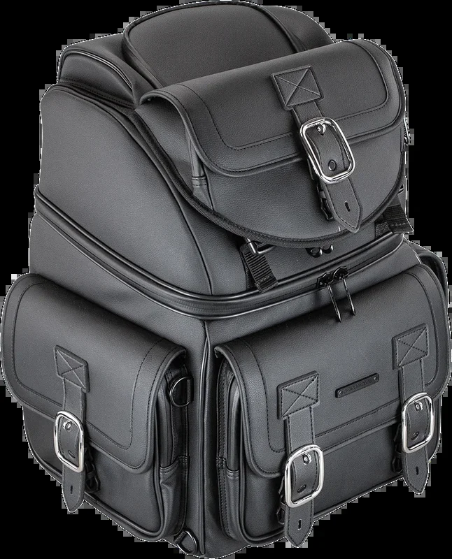 SADDLEMEN BR3400D Sissy Bar Bag – Black EX000972