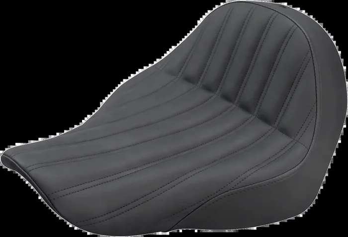 SADDLEMEN Knuckle Solo Seat – Ribbed – Black 818-29-0023