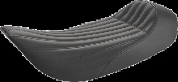 SADDLEMEN Knuckle Solo Seat – Ribbed – Black 897-06-0023