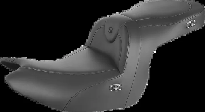 SADDLEMEN Seat – RoadSofa – without Backrest – Black w/ Black Stitching – Heated – GL1800 ’18-’23 H18-07-187HCT